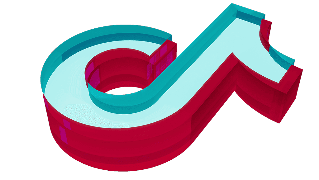 Ein Tiktok Logo, das in der Luft Schwebt - Eyestetix Studio from Unsplash
